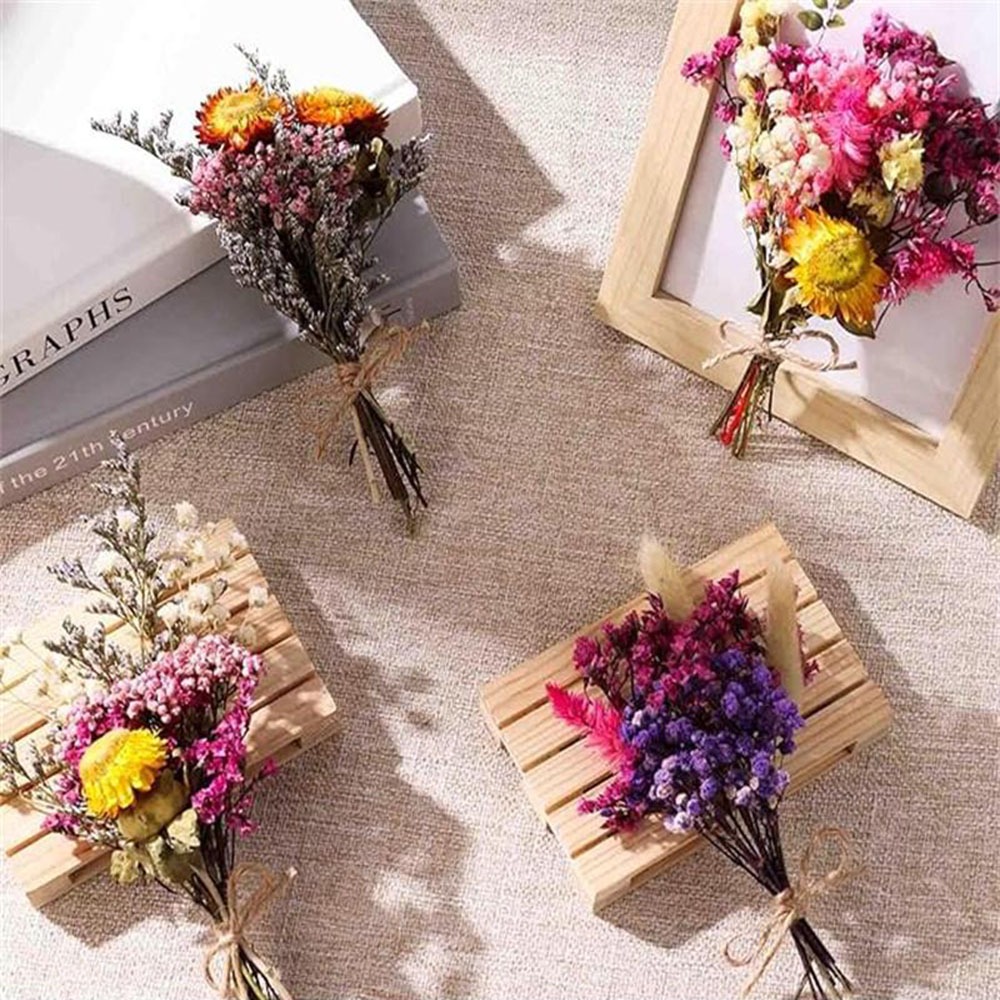 Baby Breath Dried - Kit Fai-da-Te per Mini Bouquet di
