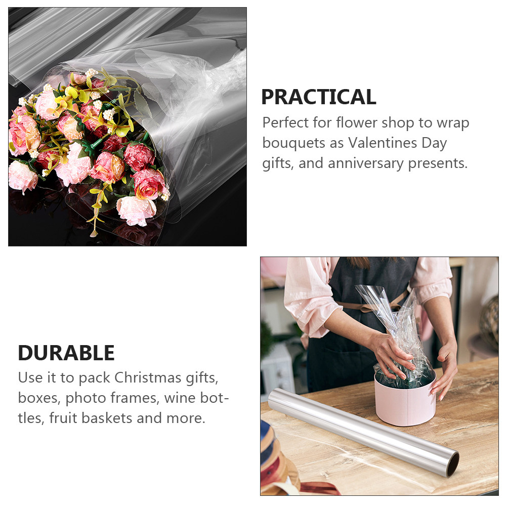 1 rotolo di pellicola traspare - Cellophane Wrap Clear recensione e prezzo