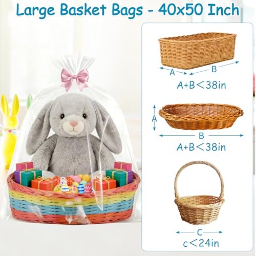 Confezione da 6 Sacchetti in C - Cellophane Wrap Clear recensione e prezzo